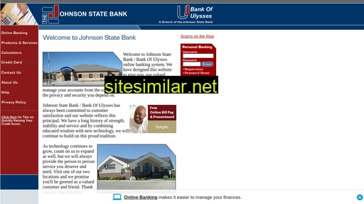 johnsonstatebank.com alternative sites