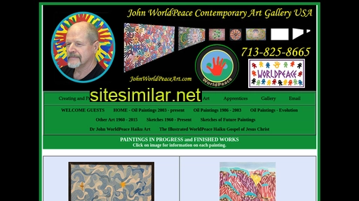 johnworldpeacecontemporaryartgalleryusa.com alternative sites