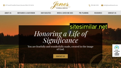 jonesfuneral.com alternative sites