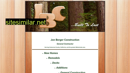 Jonbergerconstruction similar sites