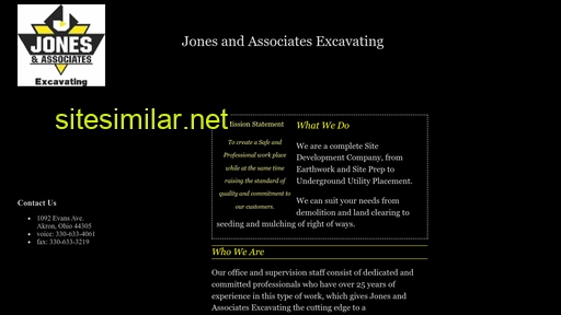 jones-associates-excavating.com alternative sites