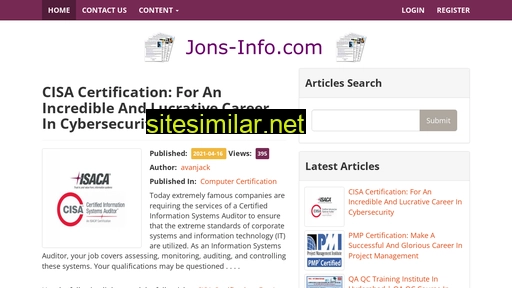jons-info.com alternative sites
