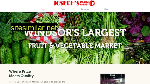 josephsfarmmarket.com alternative sites