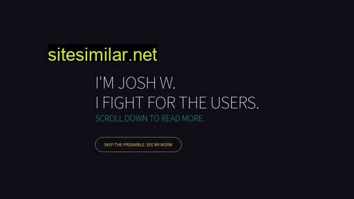joshwdesign.com alternative sites