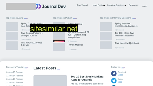 journaldev.com alternative sites