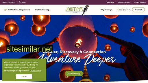 journeysinternational.com alternative sites