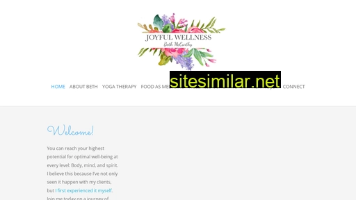 joyfulwellnesswithbeth.com alternative sites