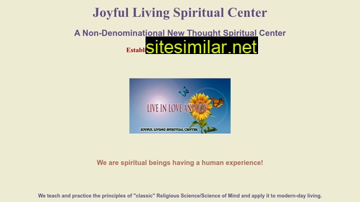 Joyfullivingspiritualcenter similar sites