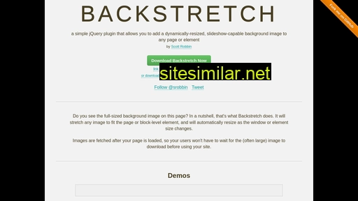 jquery-backstretch.com alternative sites