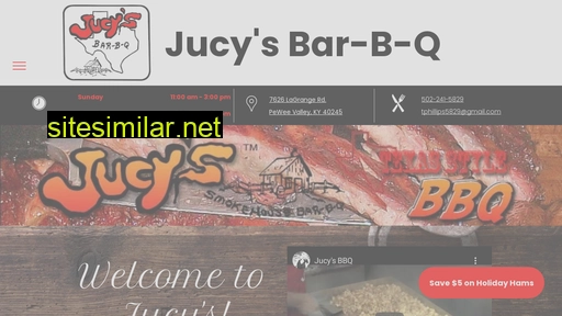 Jucysbarbq similar sites