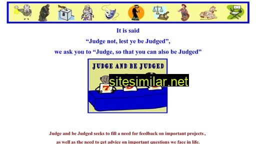 judgeandbejudged.com alternative sites