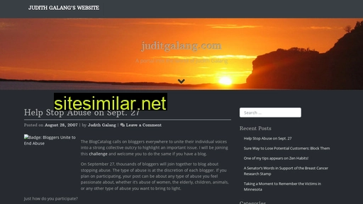 judithgalang.com alternative sites
