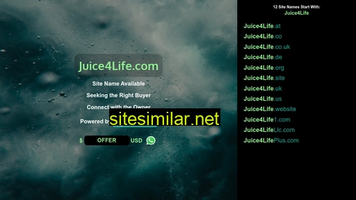 juice4life.com alternative sites