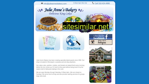 julieannesbakery.com alternative sites