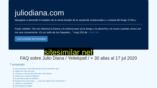 juliodiana.com alternative sites