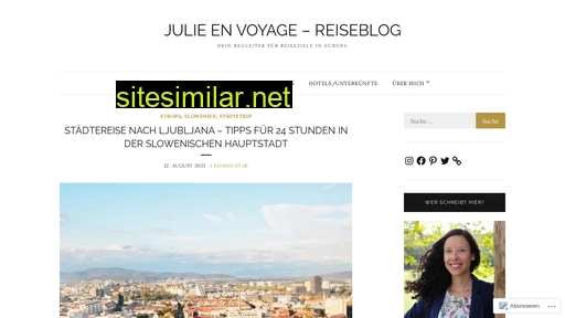 Julie-en-voyage similar sites