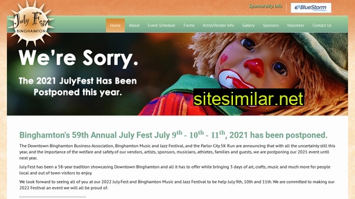 julyfestbinghamton.com alternative sites