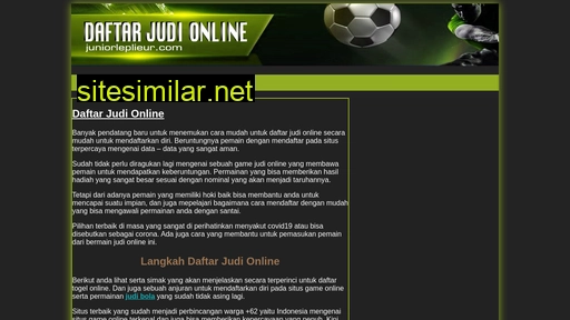 juniorleplieur.com alternative sites