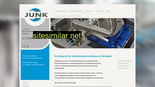 junk-maschinenbau.com alternative sites