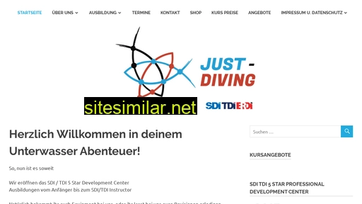 just-diving.com alternative sites