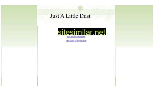 justalittledust.com alternative sites