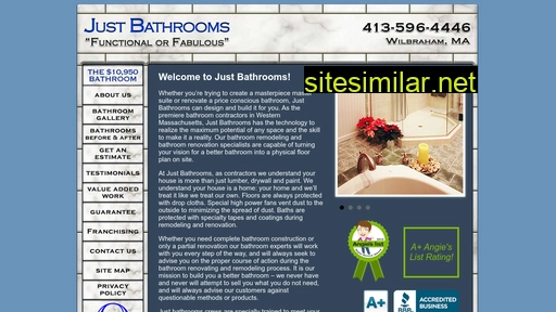 Justbathrooms similar sites