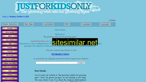 justforkidsonly.com alternative sites