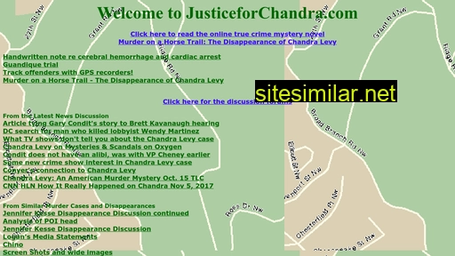 justiceforchandra.com alternative sites