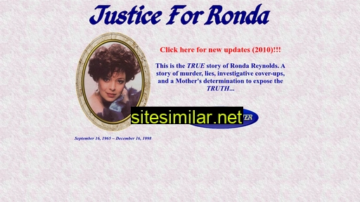 justiceforronda.com alternative sites