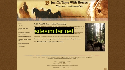 justintimewithhorses.com alternative sites