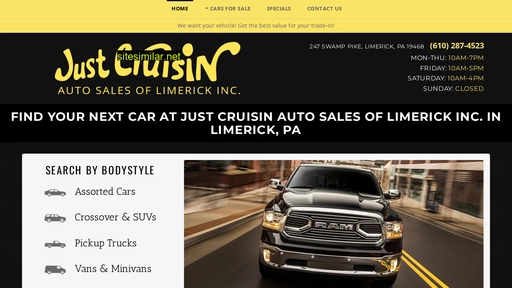 justcruisincars.com alternative sites