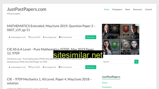 justpastpapers.com alternative sites