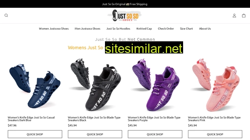 justsoso-shoes.com alternative sites