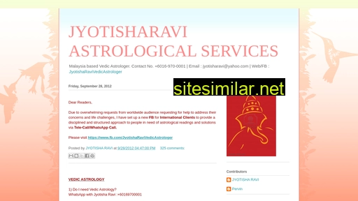 jyotisharavi.blogspot.com alternative sites