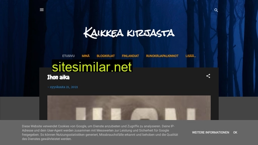 kaikkeakirjasta.blogspot.com alternative sites