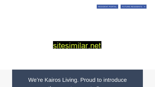 kairosliving.com alternative sites
