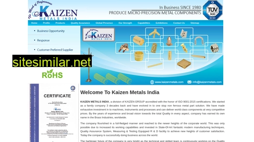 kaizenmetals.com alternative sites