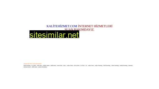 kalitehizmet.com alternative sites