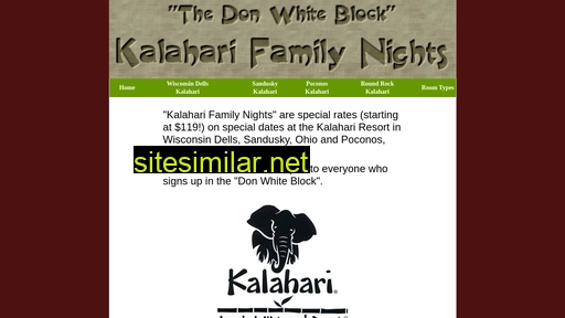 Kalaharifamilynights similar sites