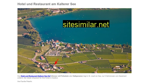 Kaltererseehotel similar sites