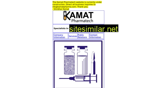Kamatpharma similar sites