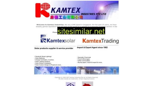 kamtexindustries.com alternative sites