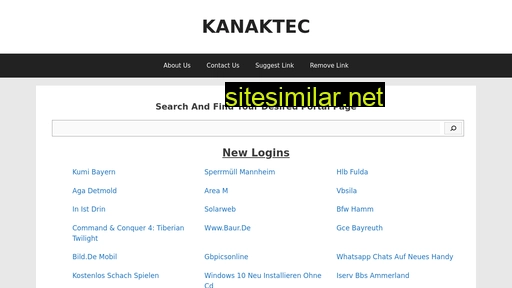 kanaktec.com alternative sites