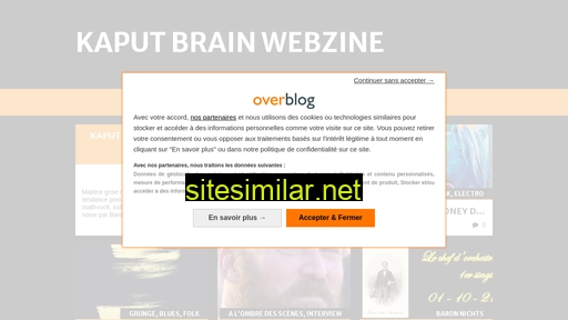 kaputbrainwebzine.com alternative sites