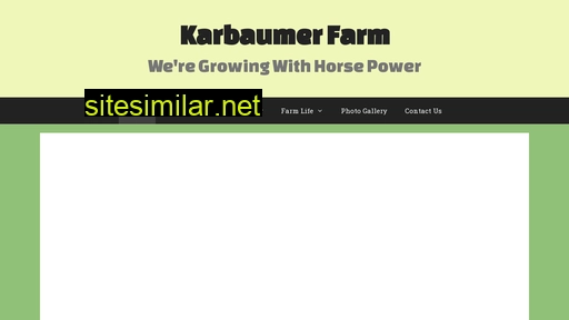 karbaumerfarm.com alternative sites