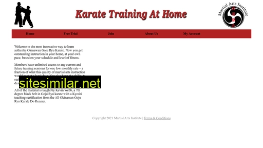 karatetrainingathome.com alternative sites