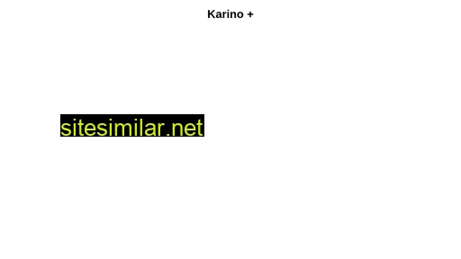 karinoplus.com alternative sites