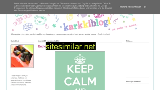 karkkiblogi.blogspot.com alternative sites