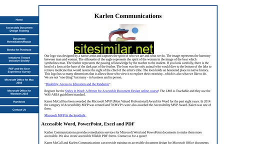 Karlencommunications similar sites