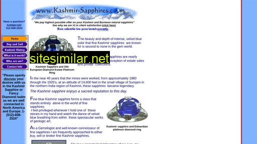 kashmir-sapphires.com alternative sites